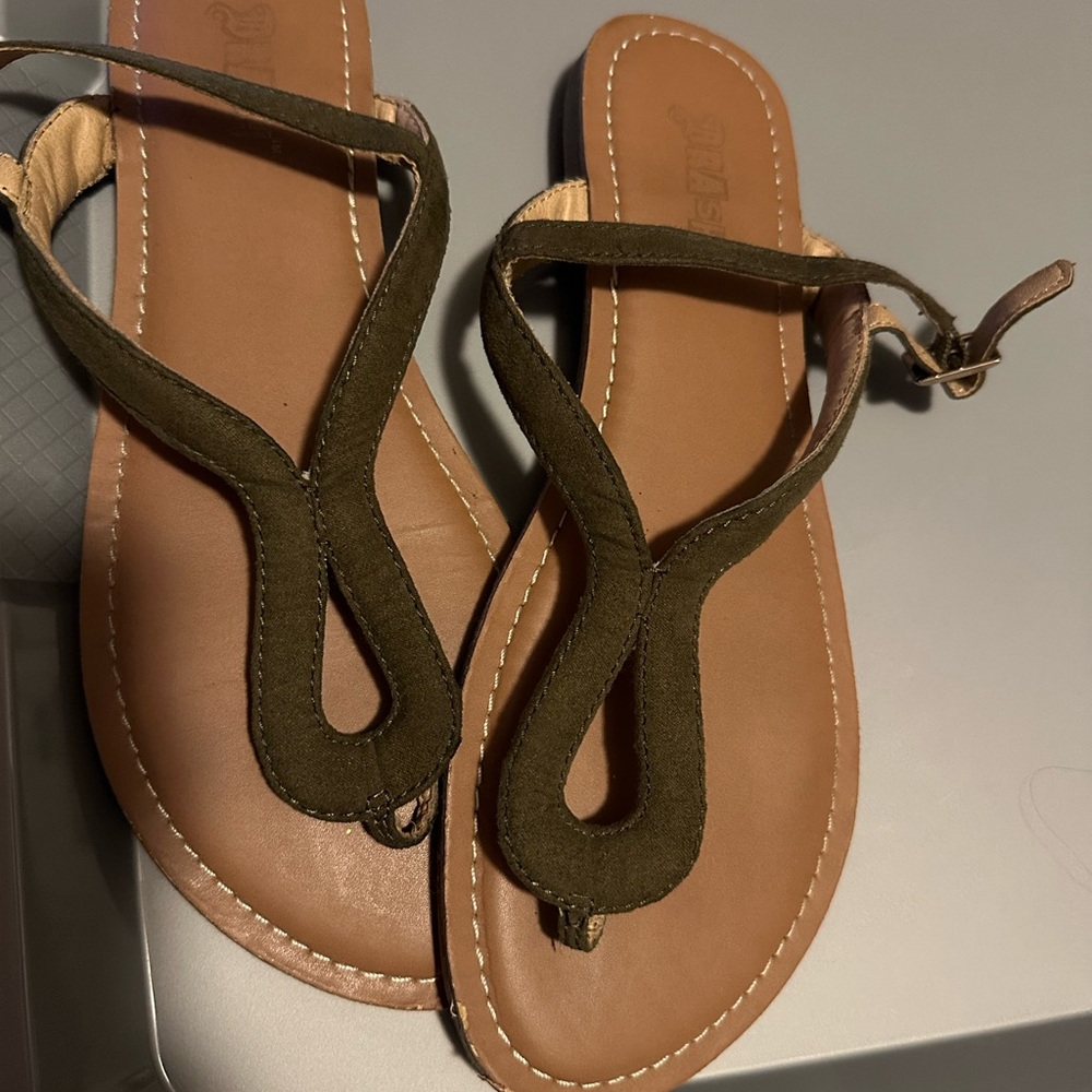 Olive Green Women's Sandals